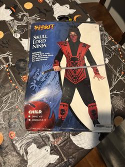 Spirit Skull Lord Ninja Child Costume Medium 8-10