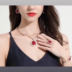 18k Dubai Gold Plated Jewelry Set