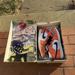 JORDAN 1 TURF ORANGE SZ 11 REPLACEMENT INSOLES/BOX