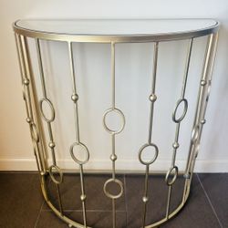 Mirror Top Table, 31.5” Tall 