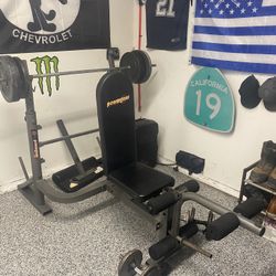 Workout Bench With Weights 