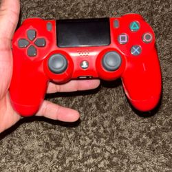 Red Ps4 Controller 