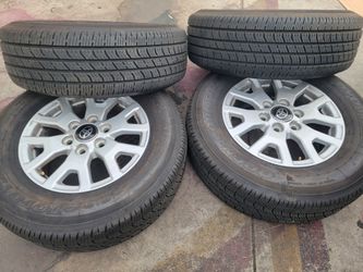 OEM 17" TOYOTA TACOMA SR TAKEOFF Wheels With TOYO Tires