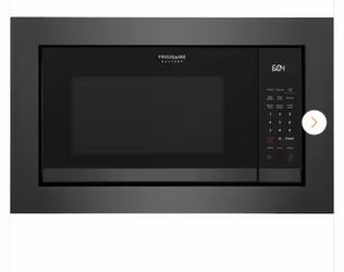 24 in. 2.2 cu ft Electric Built-In Microwave in Black Stainless Steel with Sensor Cook