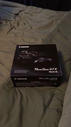 Canon G7x Mark III