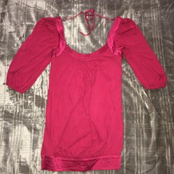 Bebe Hot Pink Mini Dress 