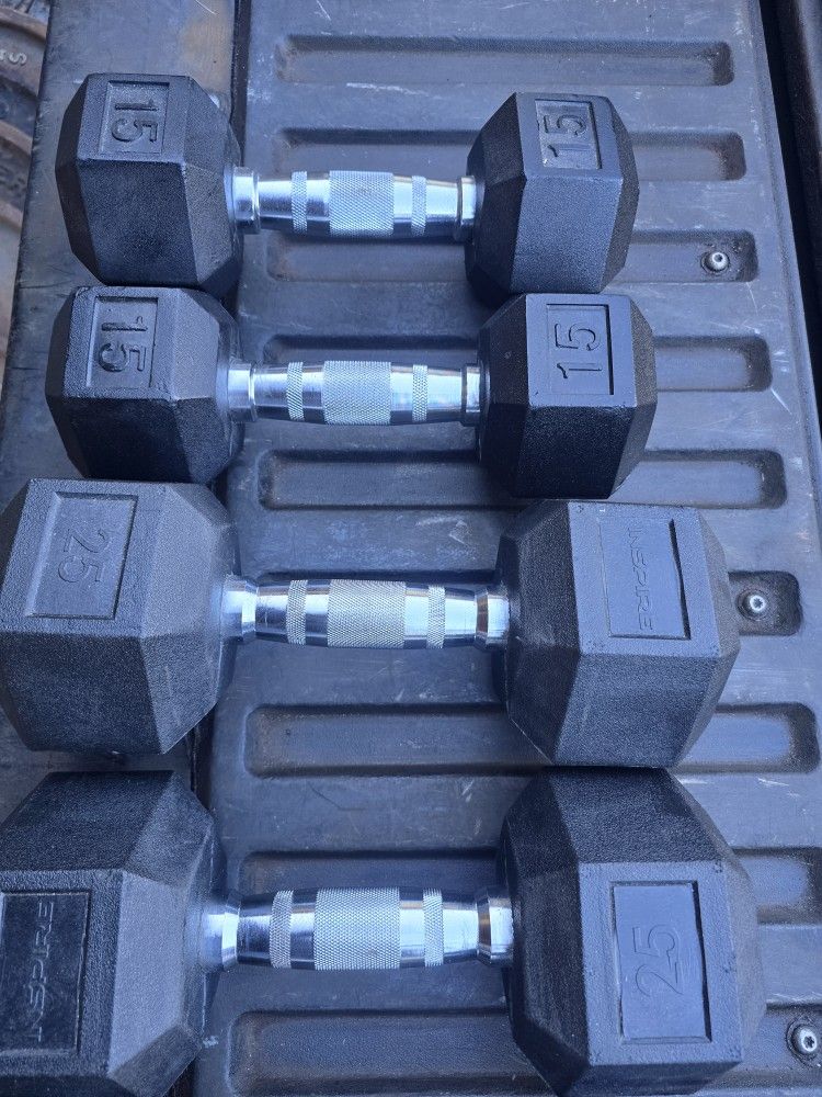 Weight Rubber Dumbbells