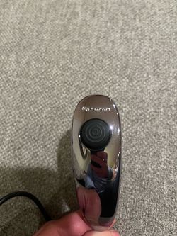 Secondary Controller / Nunchuk piece from the PowerA Wii Chromatic Plus Controller Set in the Gun Metal chrome finish