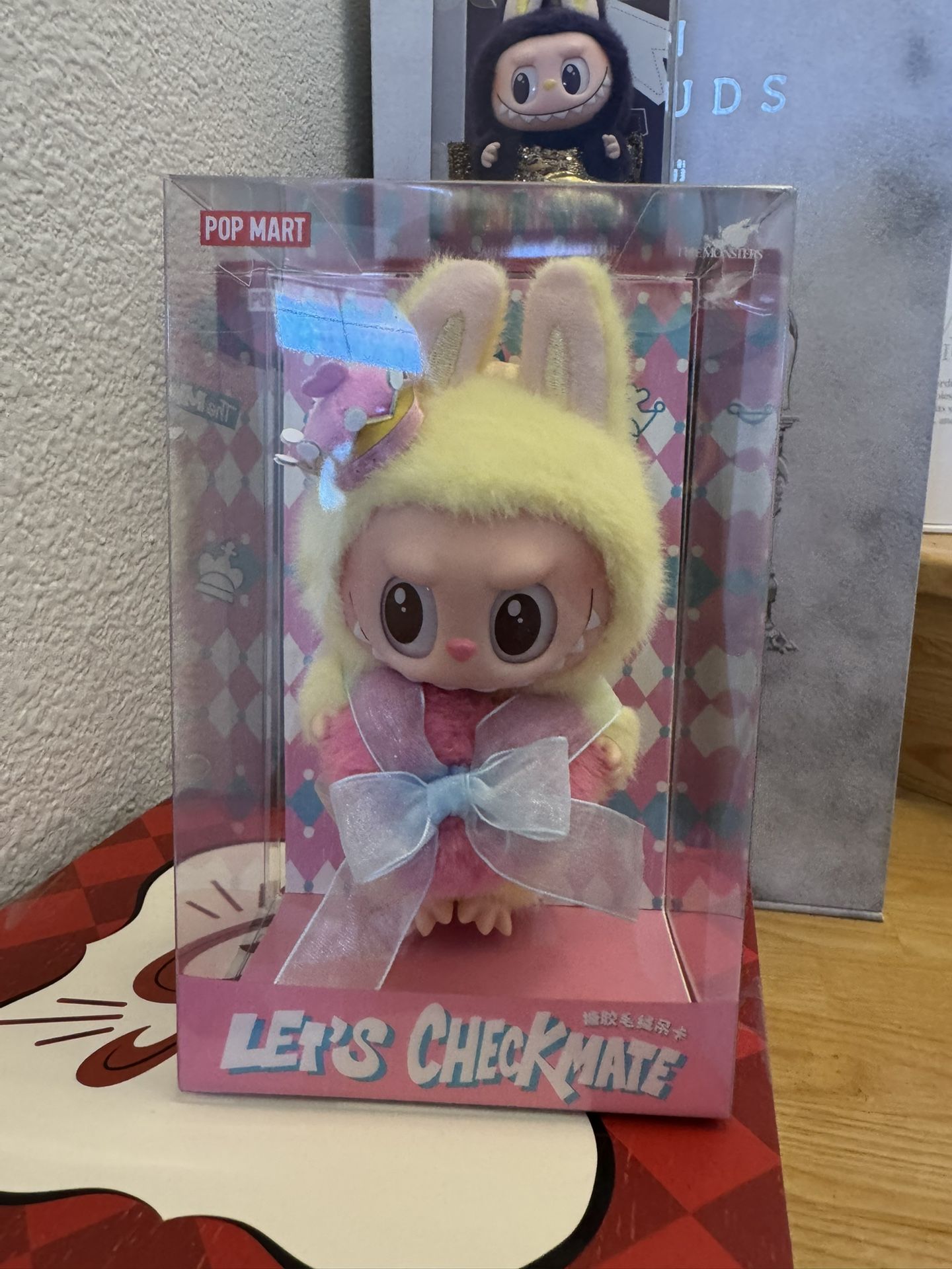 The Monsters Let’s Checkmate Series Vinyl Plush Hanging Card