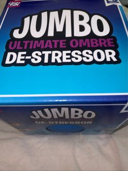 New Crazy Fun Jumbo Ultimate DeStressor Squishy Fidget Toy Blue