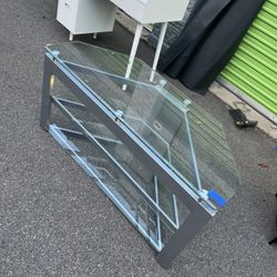 3-tier Glass Entertainment Table