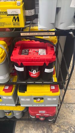 Red Optima group 35 AGM Batteries