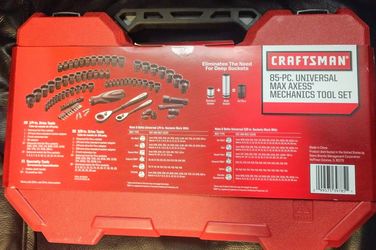 Craftsman 85pc Universal Pass Thru Tool Set New Metric Standard