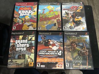 Play station 2 game bundle