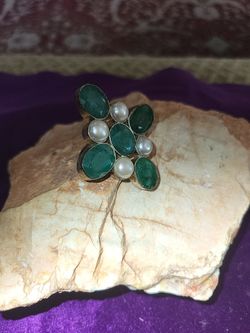 Sterling cocktail ring.  