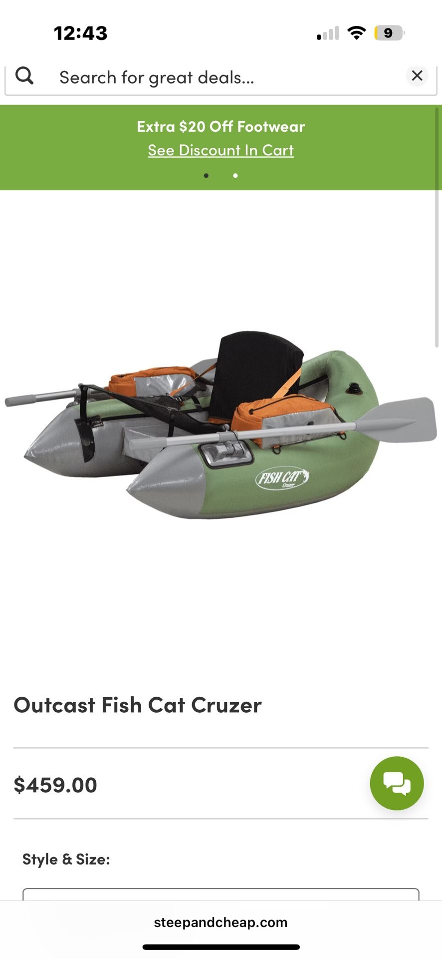 Outcast FishCat- River Float- Fishing Or Floating