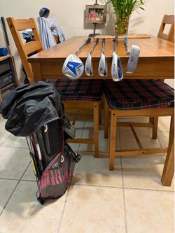 US KIDS GOLF 45” KIDS TALL WT-25-S GOLF SET 5 CLUBS+STAND GOLF BAG