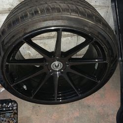 Vertini wheels with brand new tires