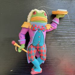 Department 56 Alice in Wonderland Christmas Ornament FROG FOOTMAN 1993 Butler