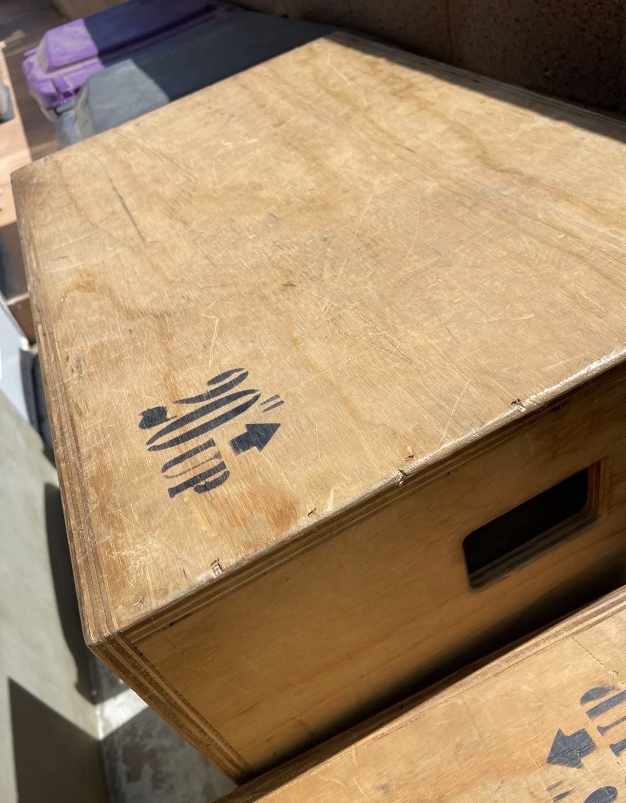 Exercise jump box