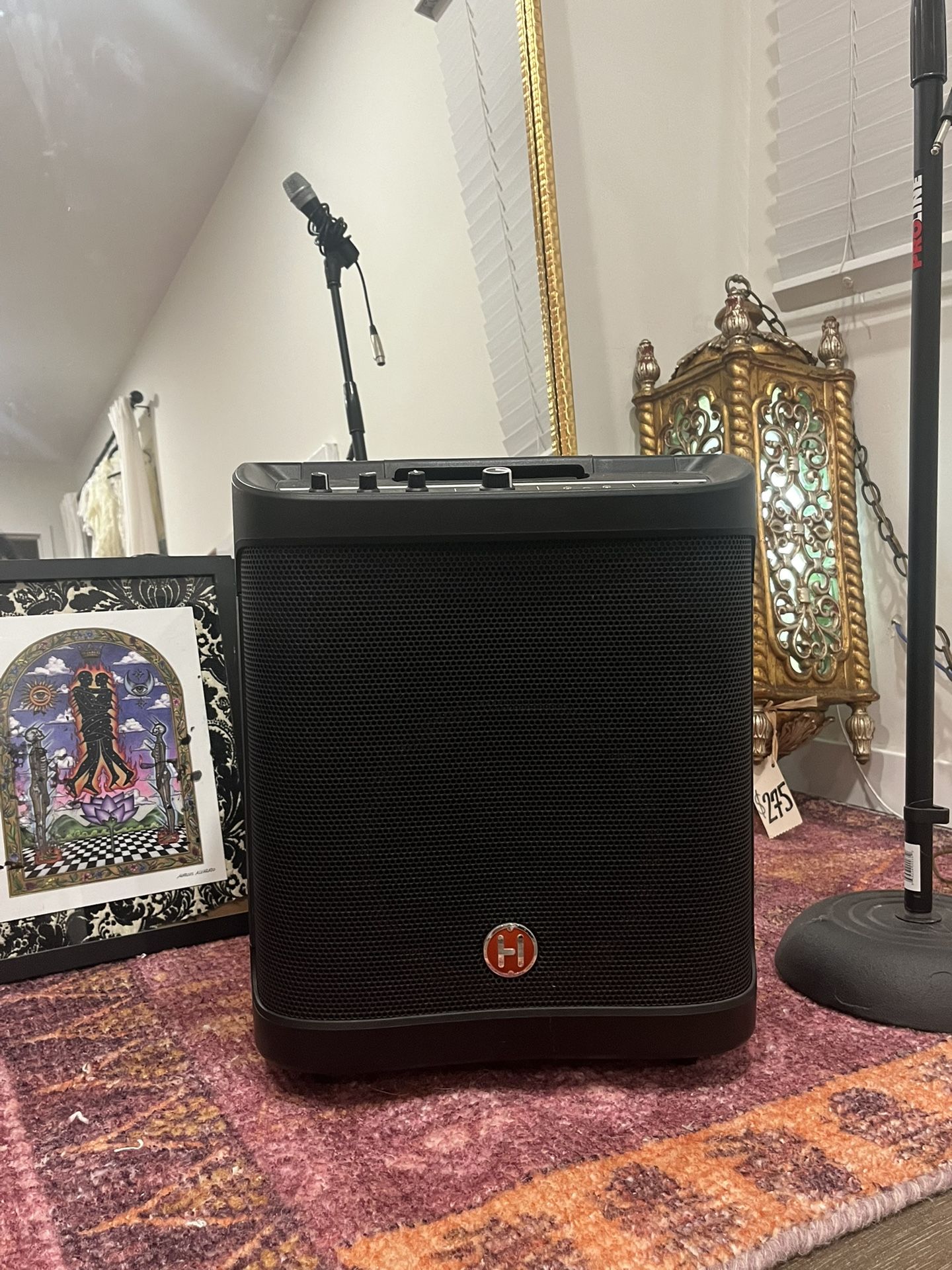  Guitar Center Exclusive Harbinger RoadTrip 100 Mobile Sound System With Lights,