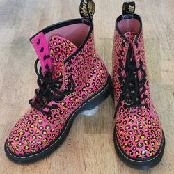 DR MARTENS WOMAN'S PINK  BOOTS