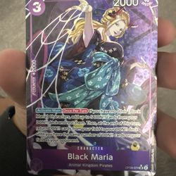 One Piece BLACK MARIA OP08-074 SR ALT ART TWO LEGENDS ENGLISH