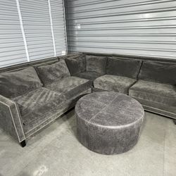 Steve Silver, Torrey Corner Sectional w/ Ottoman 🚛 Free Delivery