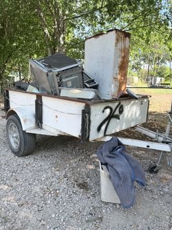 All metal  dump trailer