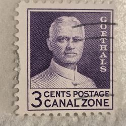 1934 Canal Zone Vintage Stamp 3c