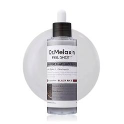K-Beauty Dr. Melaxin Black Rice Peel Shot 80 ml • Dual‑Layer Exfoliant Ampoule