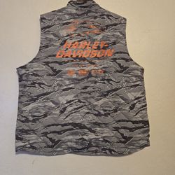 Mens Harley Davidson Screamin Eagle Vest Jacket