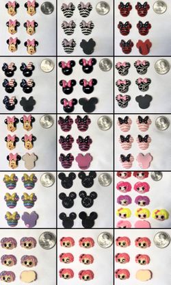 Resin Cabachon Flatback Disney Theme Crafts