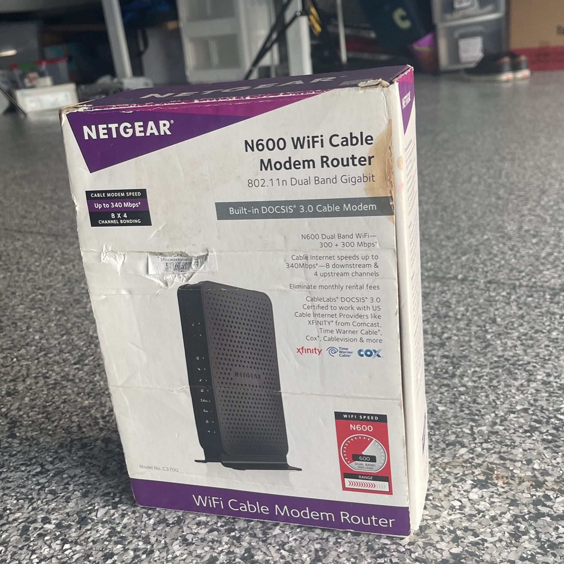 Netgear N600 WiFi Modem Router