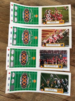 Fleer Shell Super Bowl XXX Scratch-Off Cards Lot of 4