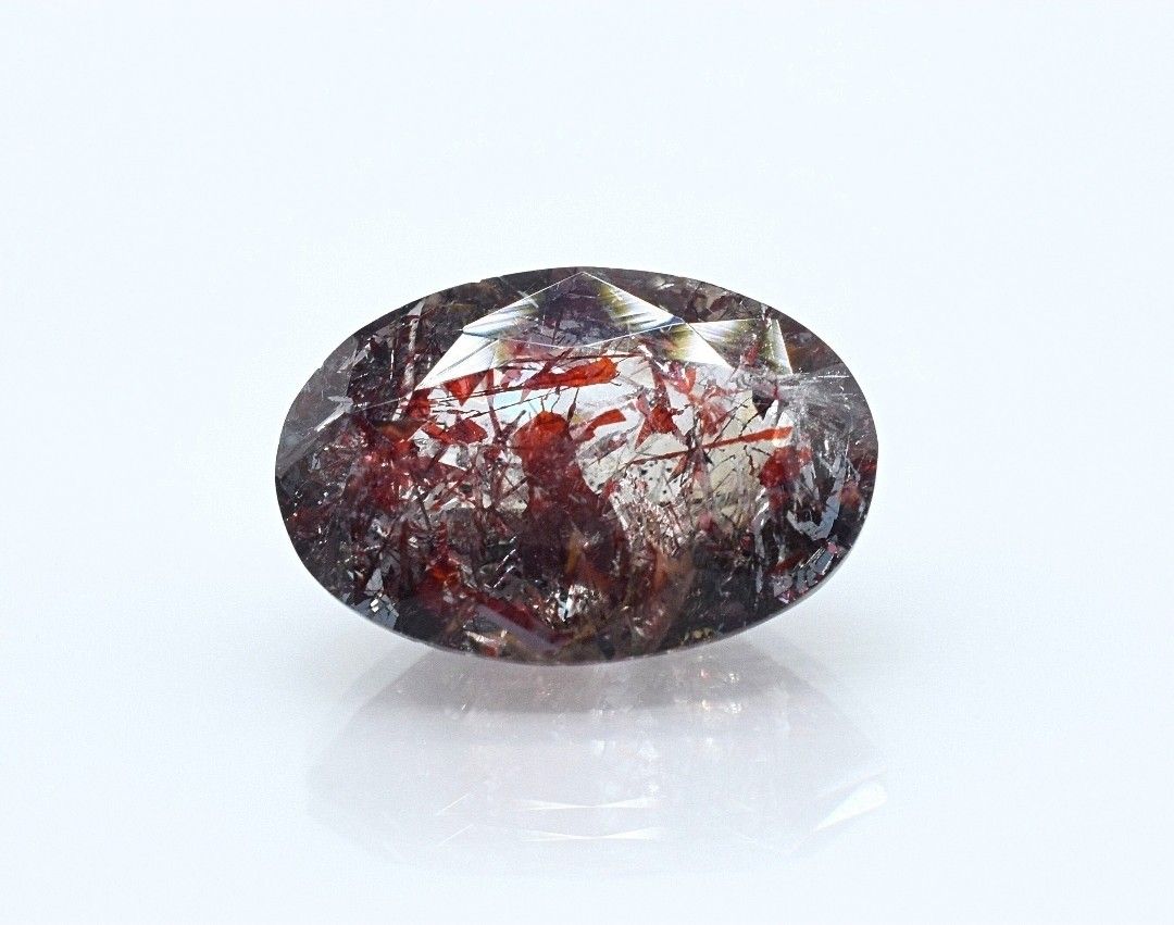 Natural Lepidocrocite Quartz Bloodshot SUPER
SEVEN Gemstone Healing Stone Seven Chakra
Melody Stone 7.5X11.5 MM