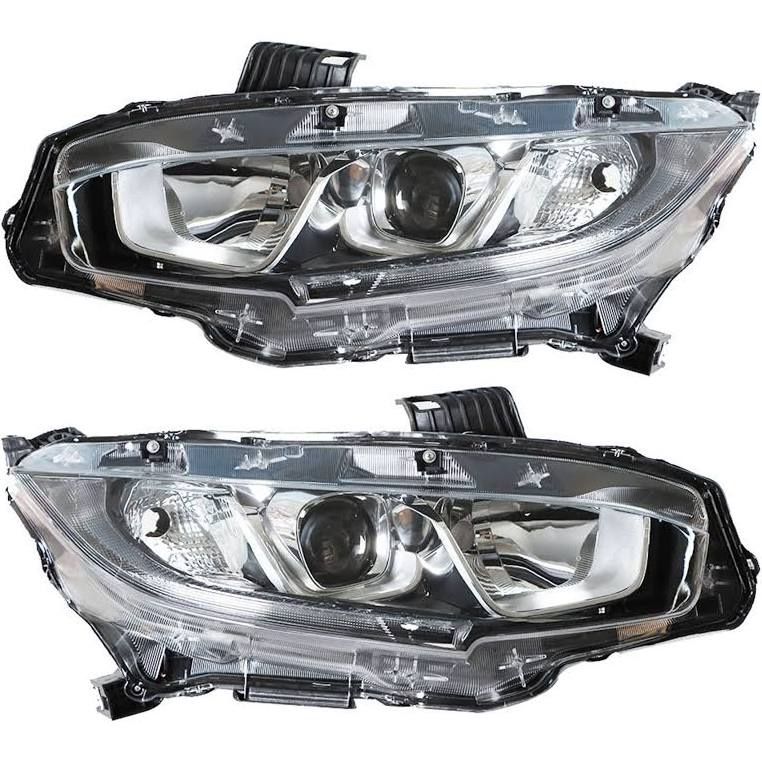 OEM 10th Gen Honda Civic Head Lights  with Led Bulbs