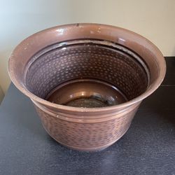 Flower Pot Bronze Large
