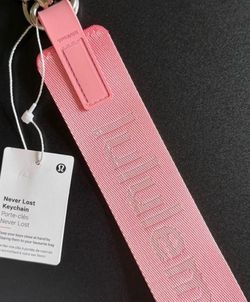 Lululemon Never Lost Keychain Pink