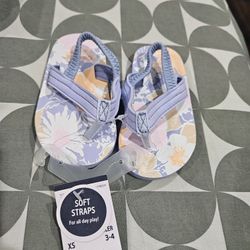 Carter Baby Beach Sandals Size 3-4