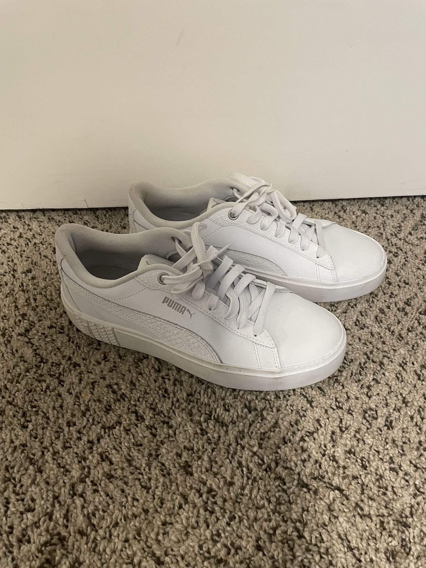 White Puma Shoes