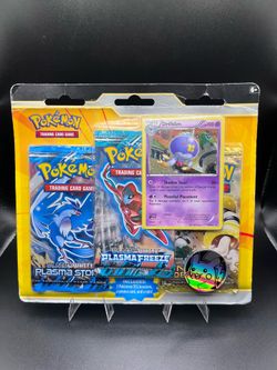 Pokémon Black & White Plasma Freeze/Storm 3-Pack Blister (Drifblim Promo) – Sealed 🔥 Rare