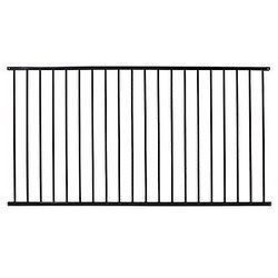 Metal, Solid Black Fence