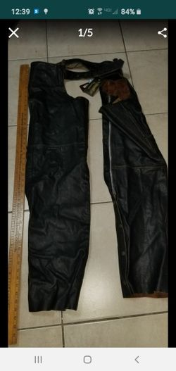 Unik premium genuine leather unisex chaps bought for the Renaissance Festival but can be used for motorcycle or cowboy chaps