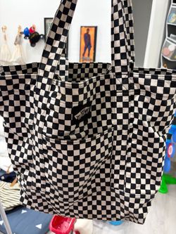 Vans Checkerboard Canvas Tote Bag