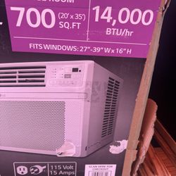 Aire Acondicionado Nuevo De 14.000 BTU 700 Sq Ft 115 Volts