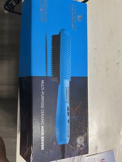 Royale Muti-Purpose Luxury Ceramic Brush Genius Heating Element Baby Blue, Like New🚨
