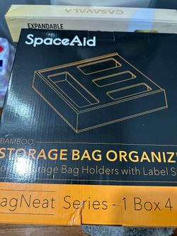 Bamboo SpaceAid  storage bag organizer .  New in the box