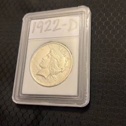 United States Peace Dollar 1922-D 