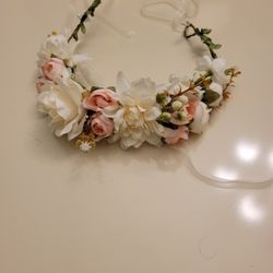 Artificial Flower Headband